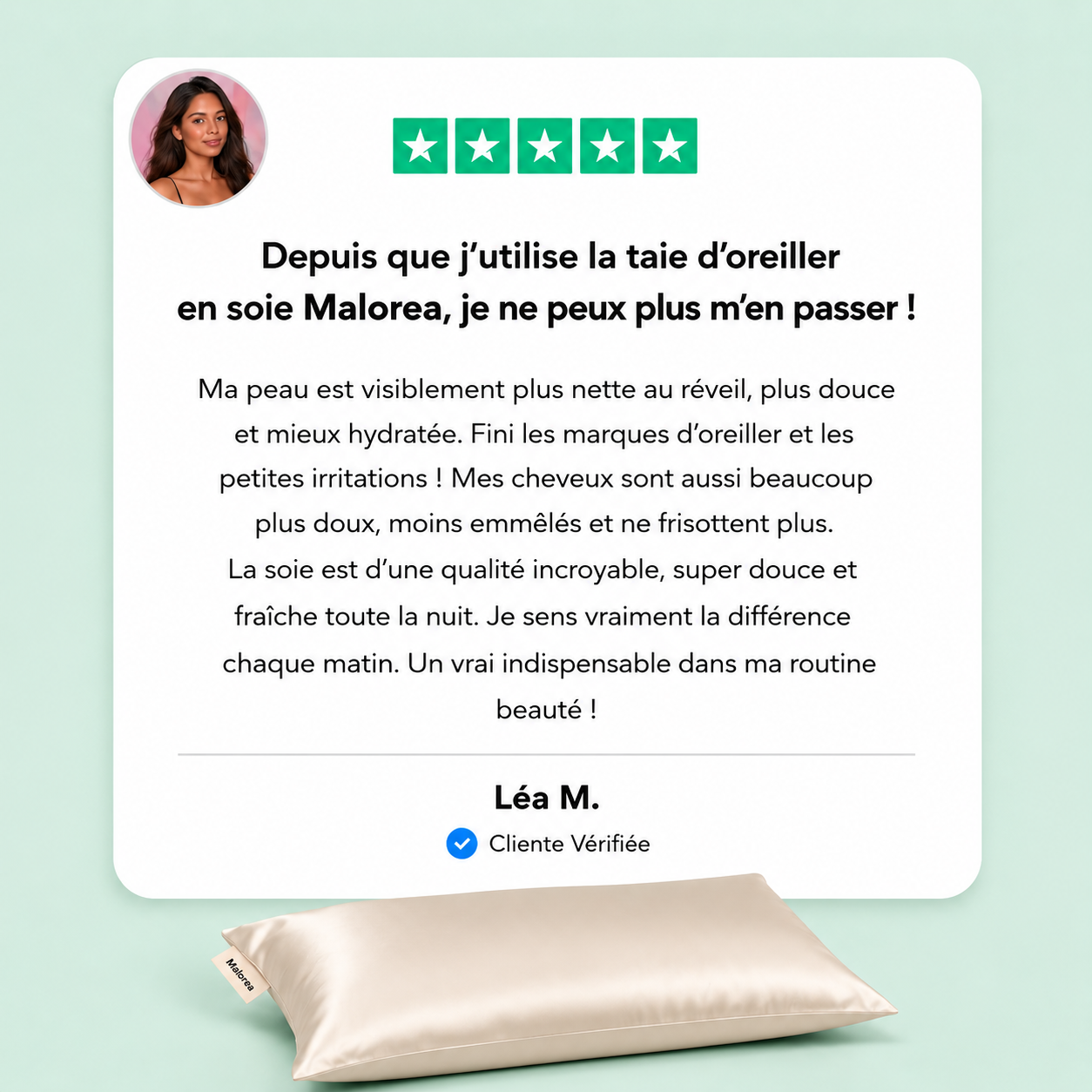 Taie d'oreiller en soie | Malorea™