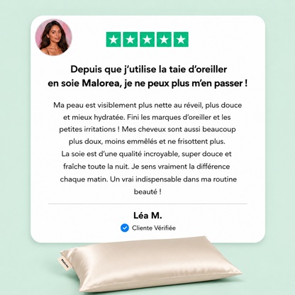 Taie d'oreiller en soie | Malorea™