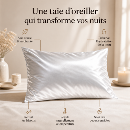 Taie d'oreiller en soie | Malorea™